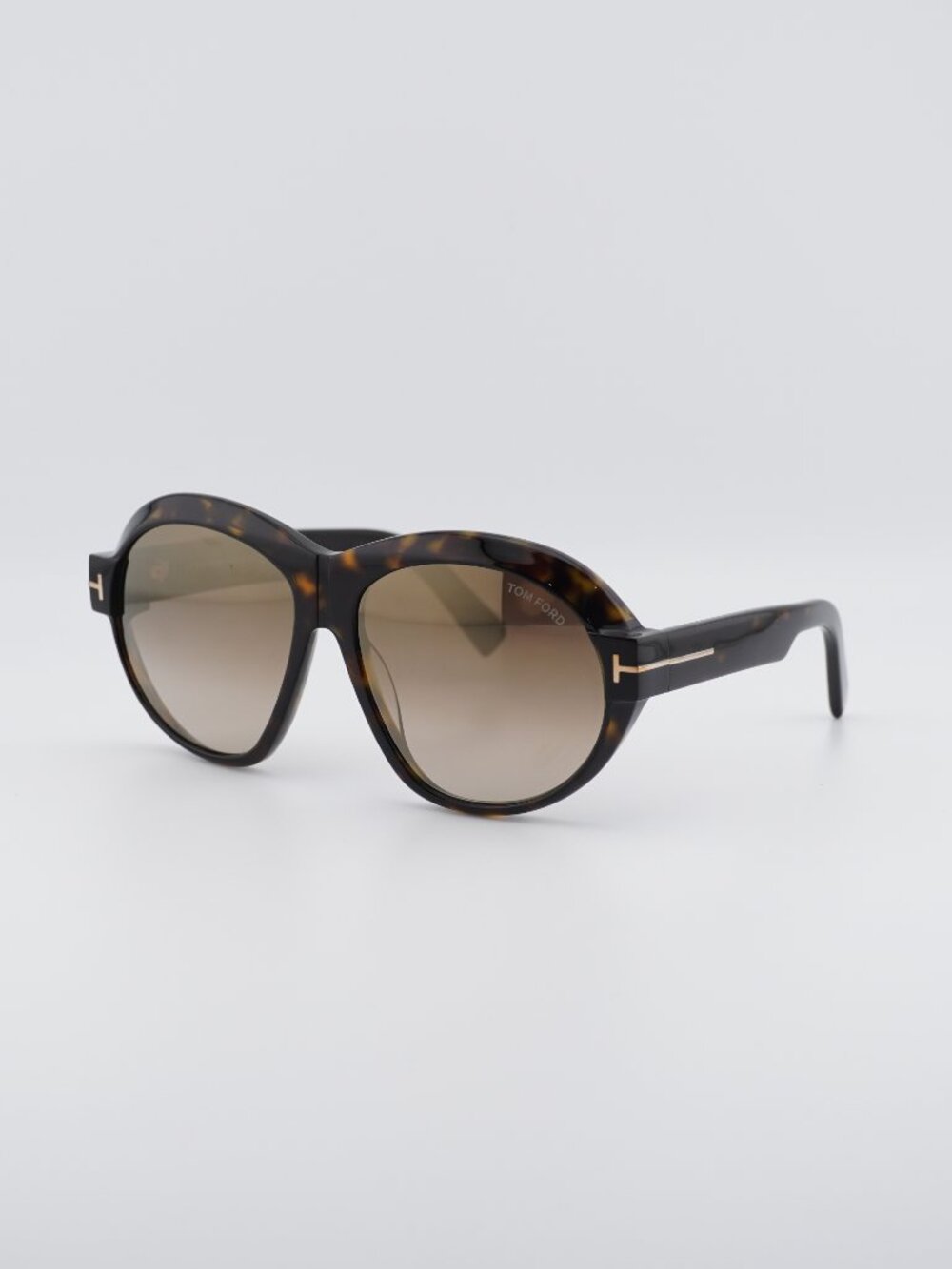 Tom Ford FT1113 52G Inger Sunglasses Dark Havana Round Frame